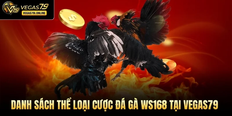 Danh sách thể loại cược đá gà WS168 tại Vegas79